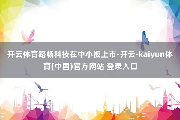 开云体育路畅科技在中小板上市-开云·kaiyun体育(中国)官方网站 登录入口